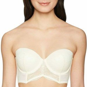 Calvin Klein Cream Strapless Bra 32C
